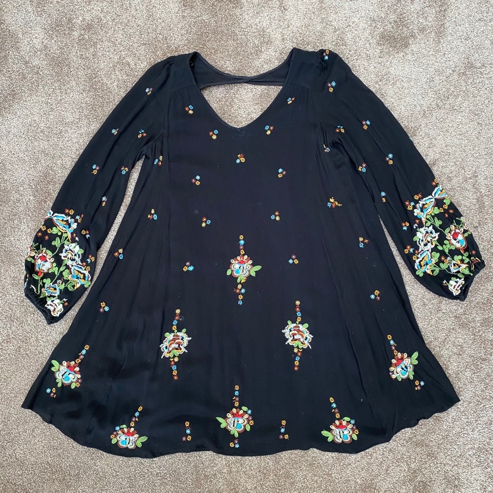 Free People Black Dress